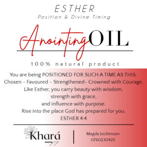 Esther - Anointing Oil