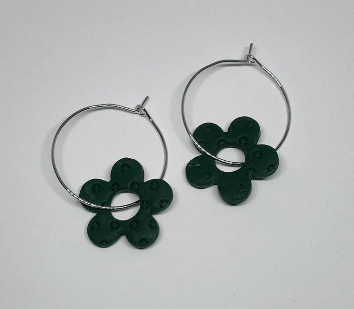 Flower Hoops - 10