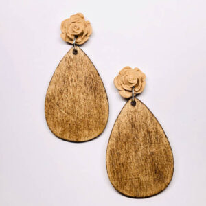 Wood & Clay Teardrop - 1