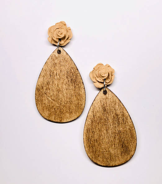 Wood & Clay Teardrop - 1