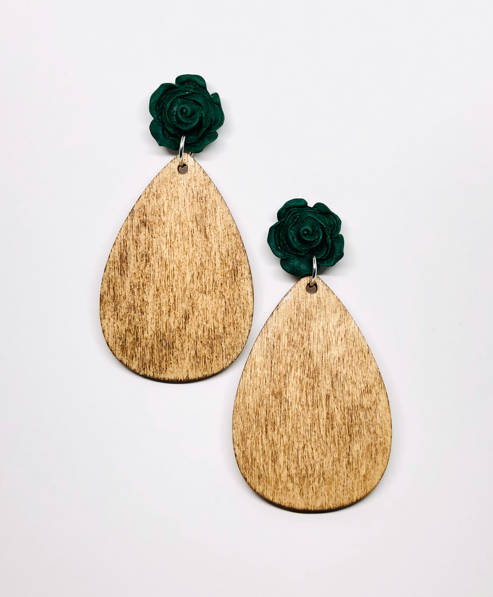 Wood & Clay Teardrop - 2