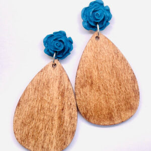 Wood & Clay Teardrop - 3