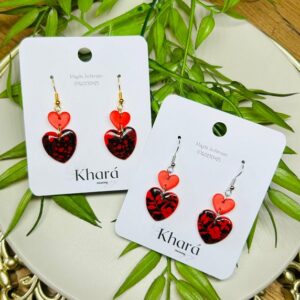 Polymer Clay Hearts 005