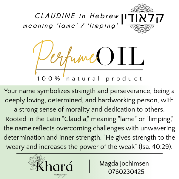 Claudine - Perfume Oil